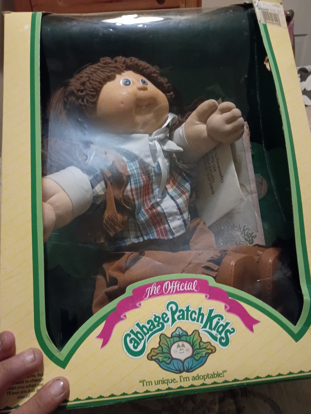Violet Katrine Original Cabbage Patch Doll In Original Box